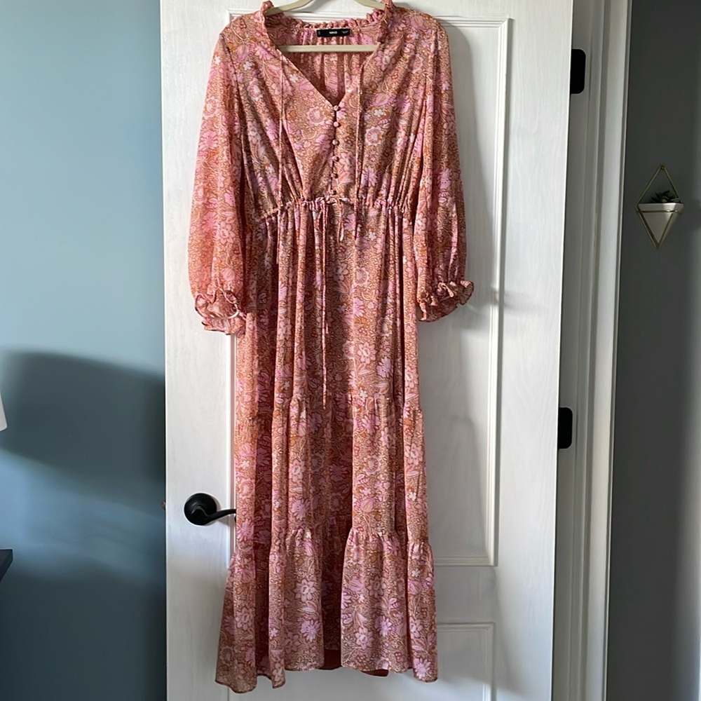 MNG Paisley Maxi Dress